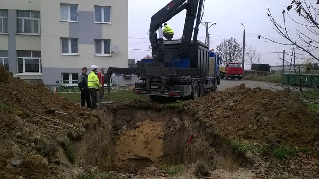 Zbiornik z betonu do użytku w firmie Kielce